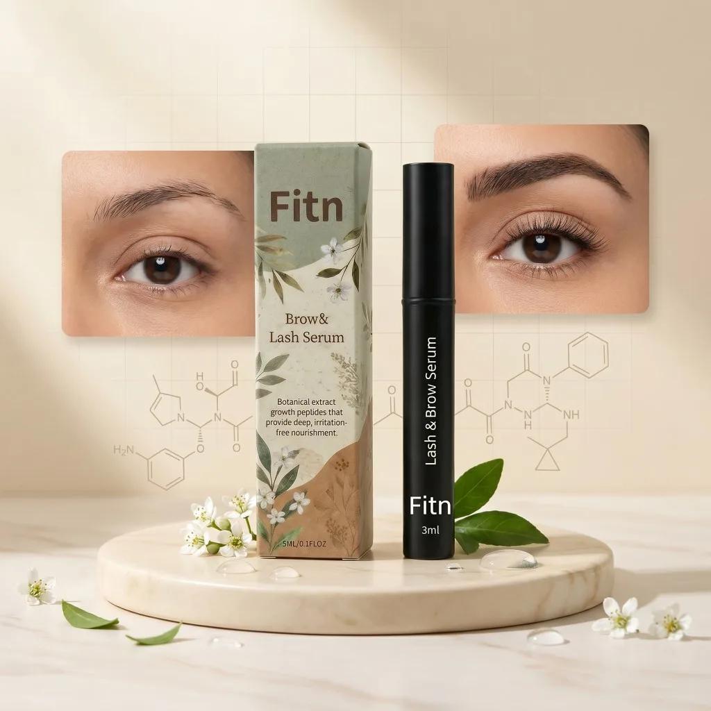 Sérum de Péptidos para Pestañas y Cejas con caja botánica